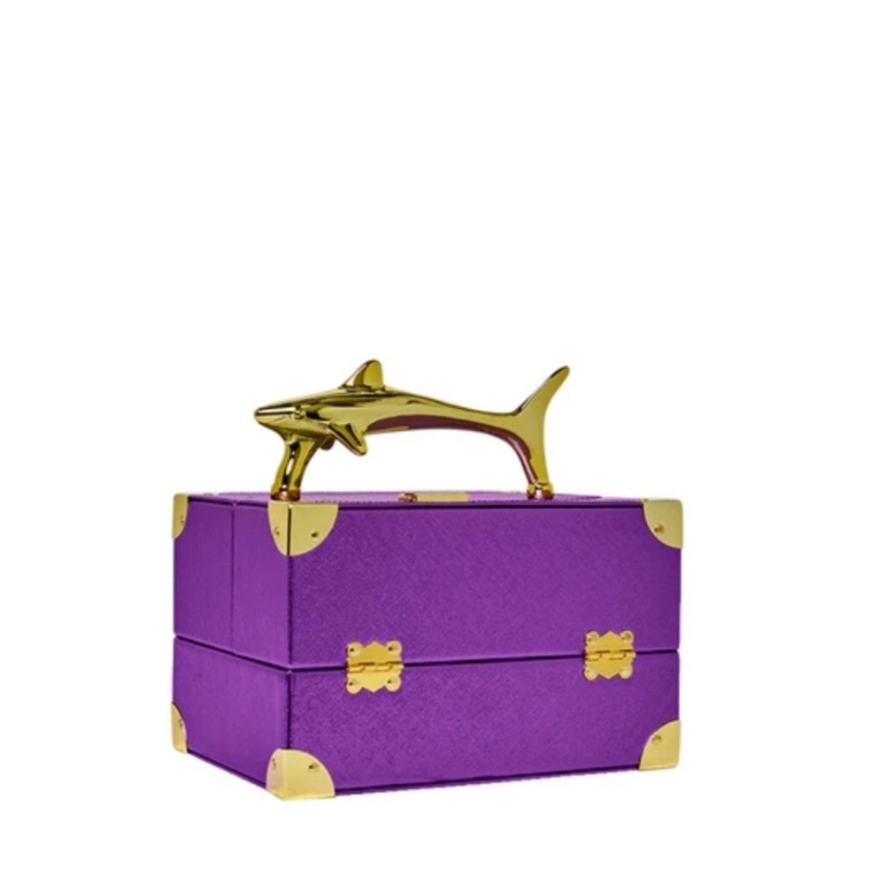 Sprayground SHARKS OF THE GOLD OCEAN JEWELRY CASE